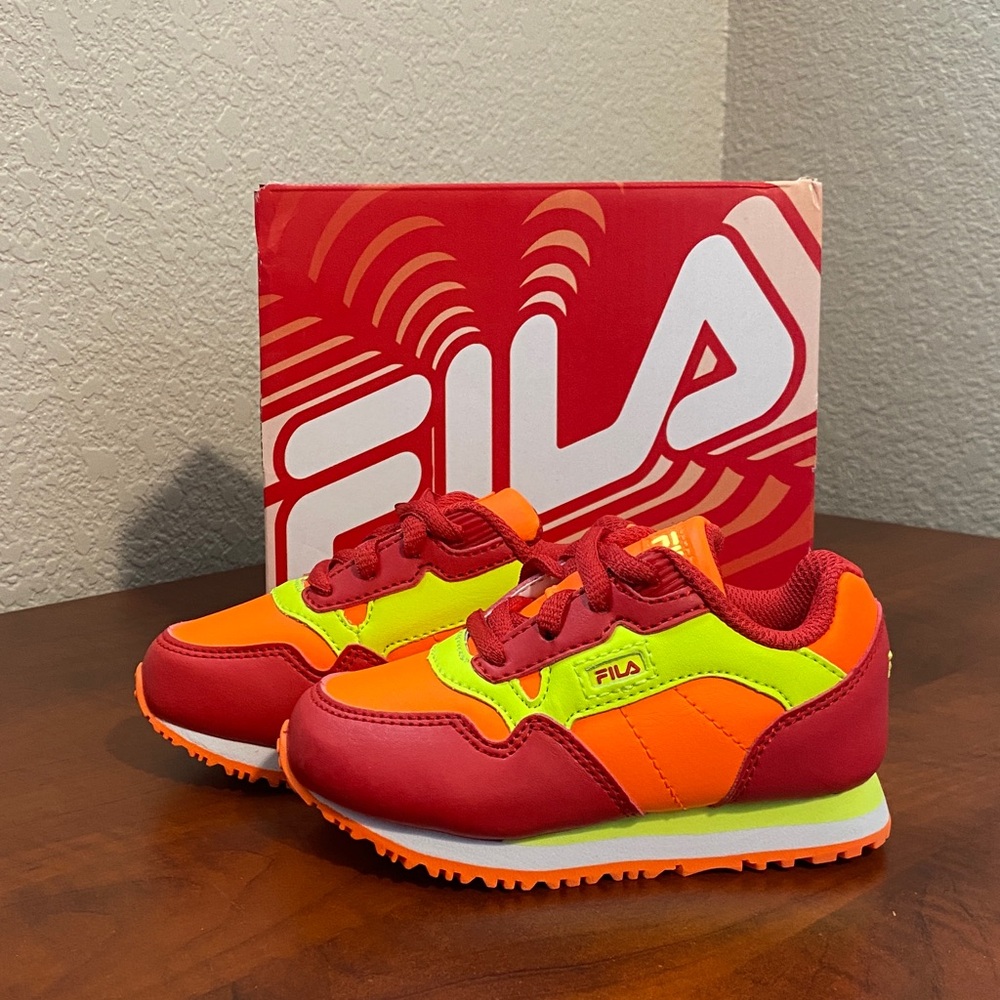 FILA Infants  Cress Color Block Sneaker Shoe
